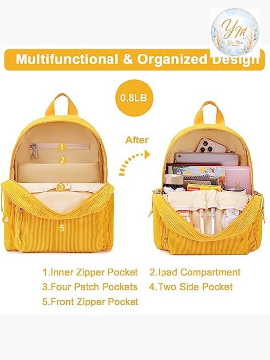 Mini Backpack Water-Resistant Small Backpack Purse Shoulder Bag for School main image 6
